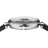  Shop Authentic Versace Palazzo Empire Black Dial Black Leather Strap Watch for Women - VCO060017 - Luxxuri