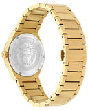  Shop Authentic Versace V-Auria Quartz Black Dial Gold Steel Strap Watch for Men - VE0F00525 - Luxxuri