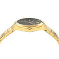  Shop Authentic Versace V-Auria Quartz Black Dial Gold Steel Strap Watch for Men - VE0F00525 - Luxxuri