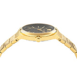  Shop Authentic Versace V-Auria Quartz Black Dial Gold Steel Strap Watch for Men - VE0F00525 - Luxxuri