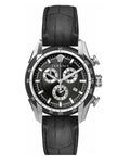  Shop Authentic Versace V Ray Chronograph Quartz Black Dial Black Leather Strap Watch For Men - VE2I00121 - Luxxuri