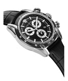  Shop Authentic Versace V Ray Chronograph Quartz Black Dial Black Leather Strap Watch For Men - VE2I00121 - Luxxuri