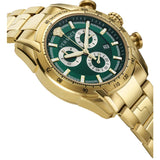  Shop Authentic Versace V-Ray Chronograph Quartz Green Dial Gold Steel Strap Watch For Men - VE2I00621 - Luxxuri