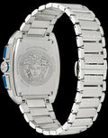  Shop Authentic Versace Dominus Chronograph Blue Dial Silver Steel Strap Watch For Men - VE6H00423 - Luxxuri