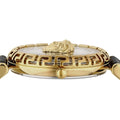  Shop Authentic Versace Palazzo Empire Greca Black Dial Black Leather Strap Watch for Women - VEDV00119 - Luxxuri