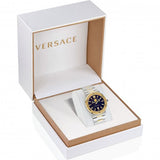  Shop Authentic Versace Greca Logo Moonphase Black Dial Two Tone Steel Strap Watch for Men - VE7G00223 - Luxxuri