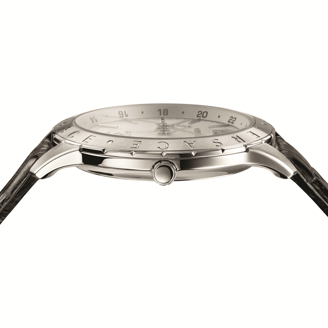  Shop Authentic Versace Univers White Dial Brown Leather Strap Watch for Men - VEBK00118 - Luxxuri