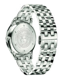  Shop Authentic Versace Univers Analog Black Dial Silver Steel Strap Watch for Men - VEBK00418 - Luxxuri