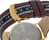  Shop Authentic Versace V-Circle Quartz Black Dial Brown Leather Strap Watch for Men - VEBQ01619 - Luxxuri