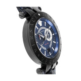  Shop Authentic Versace V Race Chronograph Quartz Blue Dial Blue Leather Strap Watch For Men - VEBV00419 - Luxxuri