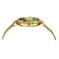  Shop Authentic Versace Palazzo Empire Greca Green Dial Gold Mesh Bracelet Watch for Women - VEDV00819 - Luxxuri