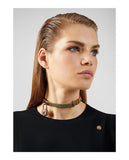  Shop Authentic Versace Medusa Lock Icon Quartz Beige Dial Green Leather Strap Watch for Women - VEDW00519 - Luxxuri