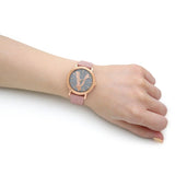  Shop Authentic Versace Virtus Quartz Grey Dial Pink Leather Strap Watch for Women - VEHC00319 - Luxxuri