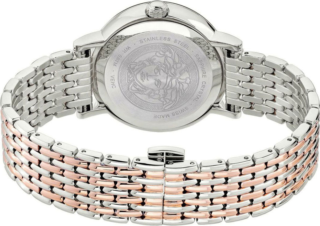  Shop Authentic Versace Virtus Quartz White Dial Two Tone Steel Strap Watch for Women - VEHC00519 - Luxxuri