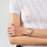  Shop Authentic Versace Virtus Quartz White Dial Two Tone Steel Strap Watch for Women - VEHC00719 - Luxxuri