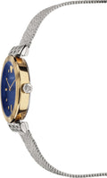  Shop Authentic Versace Meander Blue Dial Silver Mesh Bracelet Watch for Women - VELW00520 - Luxxuri