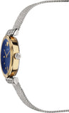  Shop Authentic Versace Meander Blue Dial Silver Mesh Bracelet Watch for Women - VELW00520 - Luxxuri