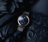  Shop Authentic Versace Meander Blue Dial Silver Mesh Bracelet Watch for Women - VELW00520 - Luxxuri