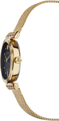  Shop Authentic Versace Meander Black Dial Gold Mesh Bracelet Watch for Women - VELW00720 - Luxxuri