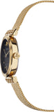  Shop Authentic Versace Meander Black Dial Gold Mesh Bracelet Watch for Women - VELW00720 - Luxxuri