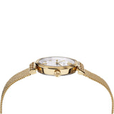  Shop Authentic Versace Meander Greca White Dial Gold Mesh Bracelet Watch for Women - VELW00820 - Luxxuri