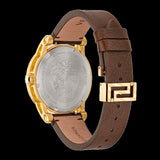  Shop Authentic Versace Code Quartz Blue Dial Brown Leather Strap Watch For Men - VEPO00220 - Luxxuri
