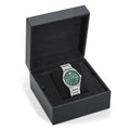  Shop Authentic Versace V-Auria Quartz Green Dial Silver Steel Strap Watch for Men - VE0F00125 - Luxxuri