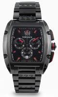  Shop Authentic Versace Dominus Chronograph Quartz Black Dial Black Steel Strap Watch For Men - VE6H00623 - Luxxuri