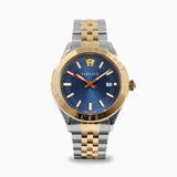  Shop Authentic Versace Hellenyium Quartz Blue Dial Two Tone Steel Strap Watch for Men - VEVK00520 - Luxxuri