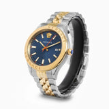  Shop Authentic Versace Hellenyium Quartz Blue Dial Two Tone Steel Strap Watch For Men - VEVK00520 - Luxxuri