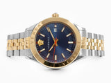  Shop Authentic Versace Hellenyium Quartz Blue Dial Two Tone Steel Strap Watch for Men - VEVK00520 - Luxxuri