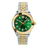  Shop Authentic Versace Hellenium Green Dial Two Tone Steel Strap Watch for Men - VEVK00620 - Luxxuri