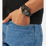  Shop Authentic Versace Palazzo Empire Quartz Black Dial Black Steel Strap Watch For Men - VEDB00518 - Luxxuri