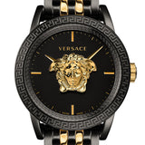  Shop Authentic Versace Palazzo Empire Black Dial Two Tone Steel Strap Watch for Men - VERD01119 - Luxxuri