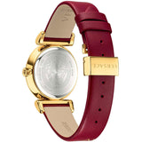  Shop Authentic Versace V-Motif Red Dial Red Leather Strap Watch for Women - VERE00418 - Luxxuri