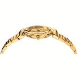  Shop Authentic Versace V-Motif Gold Dial Gold Steel Strap Watch for Women - VERE00618 - Luxxuri