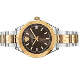  Shop Authentic Versace Hellenyium Brown Dial Two Tone Steel Strap Watch for Women - V12040015 - Luxxuri