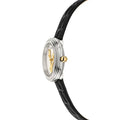  Shop Authentic Versace Virtus Quartz White Dial Black Leather Strap Watch For Women - VET300421 - Luxxuri