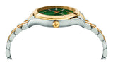  Shop Authentic Versace Hellenium Green Dial Two Tone Steel Strap Watch for Men - VEVK00620 - Luxxuri