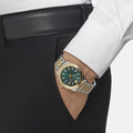  Shop Authentic Versace Hellenium Green Dial Two Tone Steel Strap Watch for Men - VEVK00620 - Luxxuri