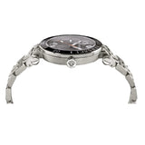 Shop Authentic Versace Greca Sport Quartz Black Dial Silver Steel Strap Watch For Men - VEZ300321 - Luxxuri