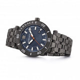  Shop Authentic Versace Greca Sport Quartz Black Dial Black Steel Strap Watch For Men - VEZ300621 - Luxxuri