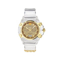  Shop Authentic Versace Icon Active Chronograph Gold Dial White Silicone Strap Watch for Men - VEZ700121 - Luxxuri