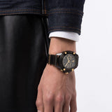  Shop Authentic Versace Icon Active Chronograph Black Dial Black Steel Strap Watch for Men - VEZ700421 - Luxxuri