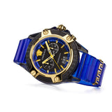  Shop Authentic Versace Icon Active Chronograph Black Dial Blue Rubber Strap Watch For Men  VEZ700521 - Luxxuri