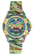  Shop Authentic Versace Icon Active Chronograph Blue Dial Green Rubber Strap Watch For Men - VEZ701322 - Luxxuri