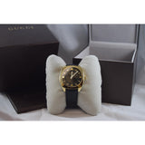  Shop Authentic Gucci GG2570 Black Dial Black Leather Strap Watch For Men - YA142310 - Luxxuri