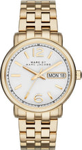  Shop Authentic Marc Jacobs Fergus White Dial Gold Steel Strap Watch for Women - MBM8647 - Luxxuri