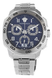  Shop Authentic Versace Dylos Chronograph Blue Dial Silver Steel Strap Watch for Men - VQC090016 - Luxxuri