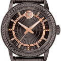  Shop Authentic Versace Viamond Quartz Black Dial Grey Steel Strap Watch For Men - VEPO00520 - Luxxuri